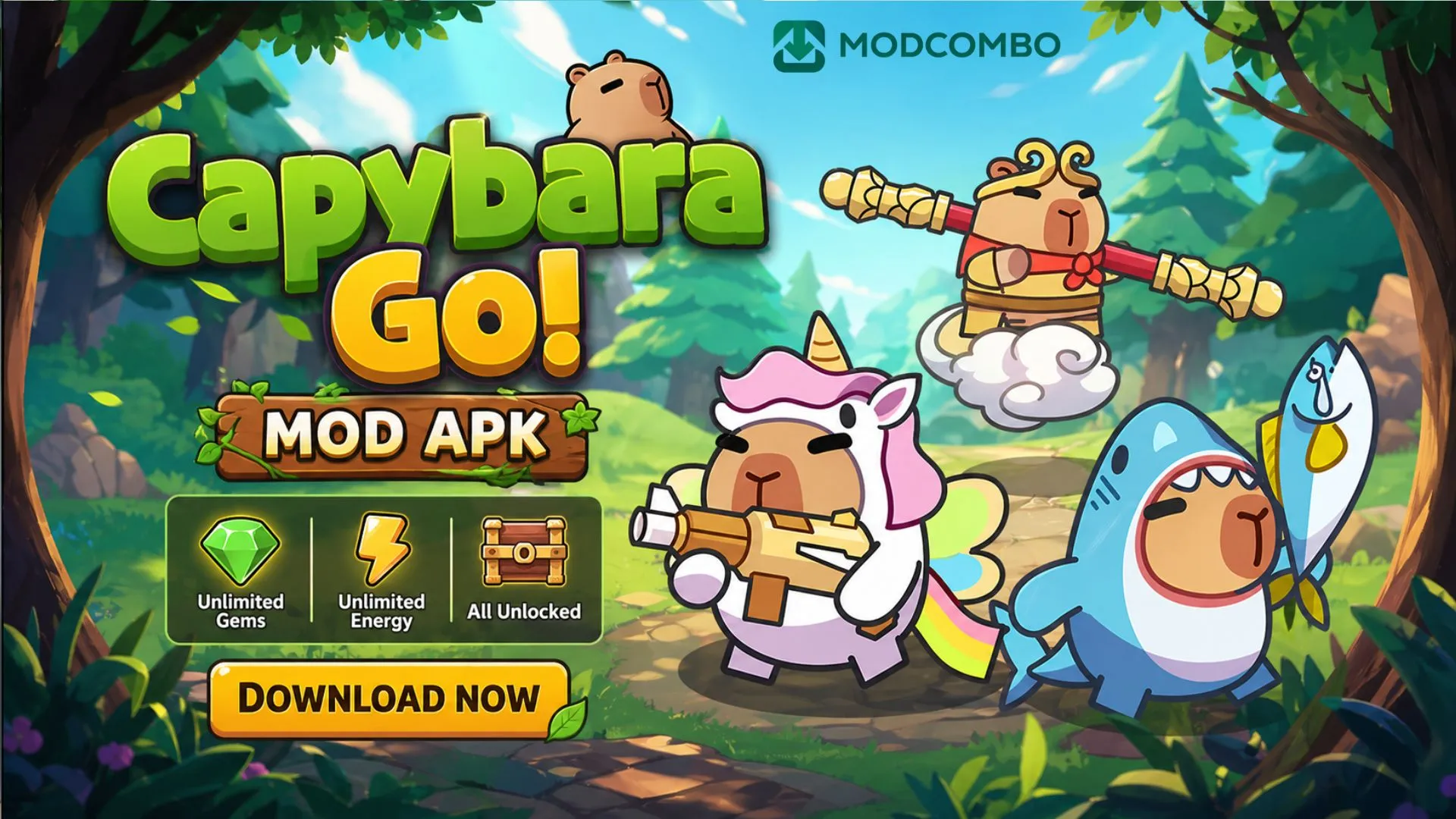 Unduh Capybara Go MOD APK (Unlimited Money) terbaru v1.8.13 2 Gameplay Capybara Go MOD APK Yang Santai