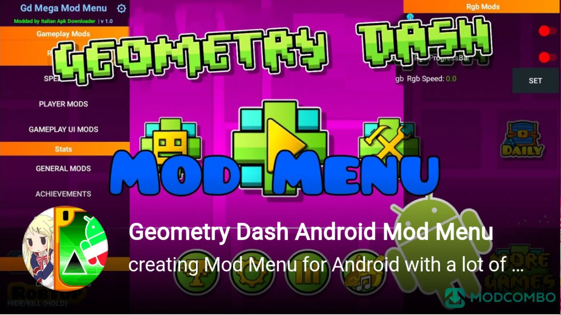 Unduh Geometry Dash MOD APK v2.2.147 (Unlimited Money & All Unlocked) Gratis di Android 3 Fitur Unggulan Geometry Dash