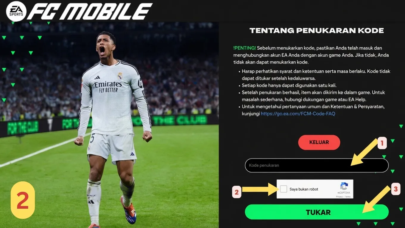 Kode Redeem FC Mobile pembaruan 26 terbaru April 2026 dan cara memasukkannya 3 Kode Redeem FC Mobile
