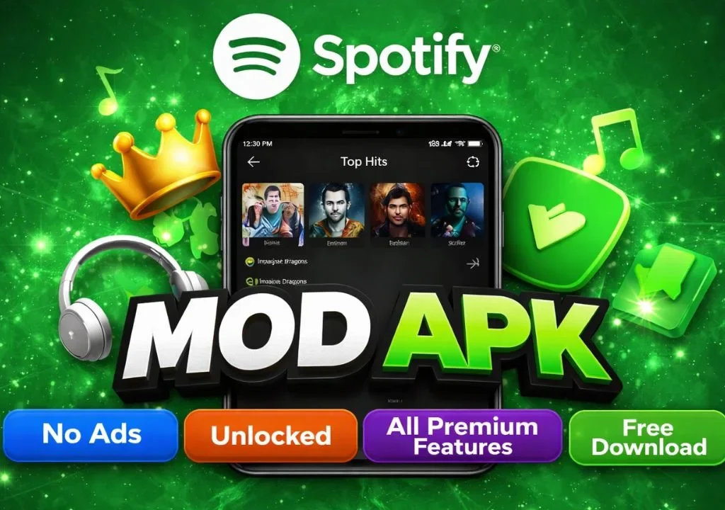 Unduh Spotify MOD APK (Final, Unlocked, AMOLED) v9.1.48.1663 Terbaru 2 Spotify Premium Mod APK 2026