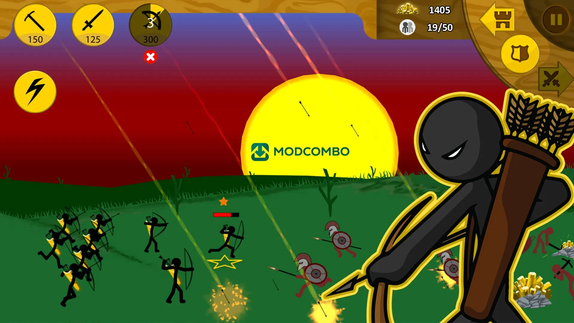 Unduh Stick War Legacy MOD APK (Pasukan 999, Fitur Mod Menu) v2026.1.787 5 Stick War Legacy ini menggunakan grafis 2D sederhana, namun tetap menarik dan mudah dimainkan