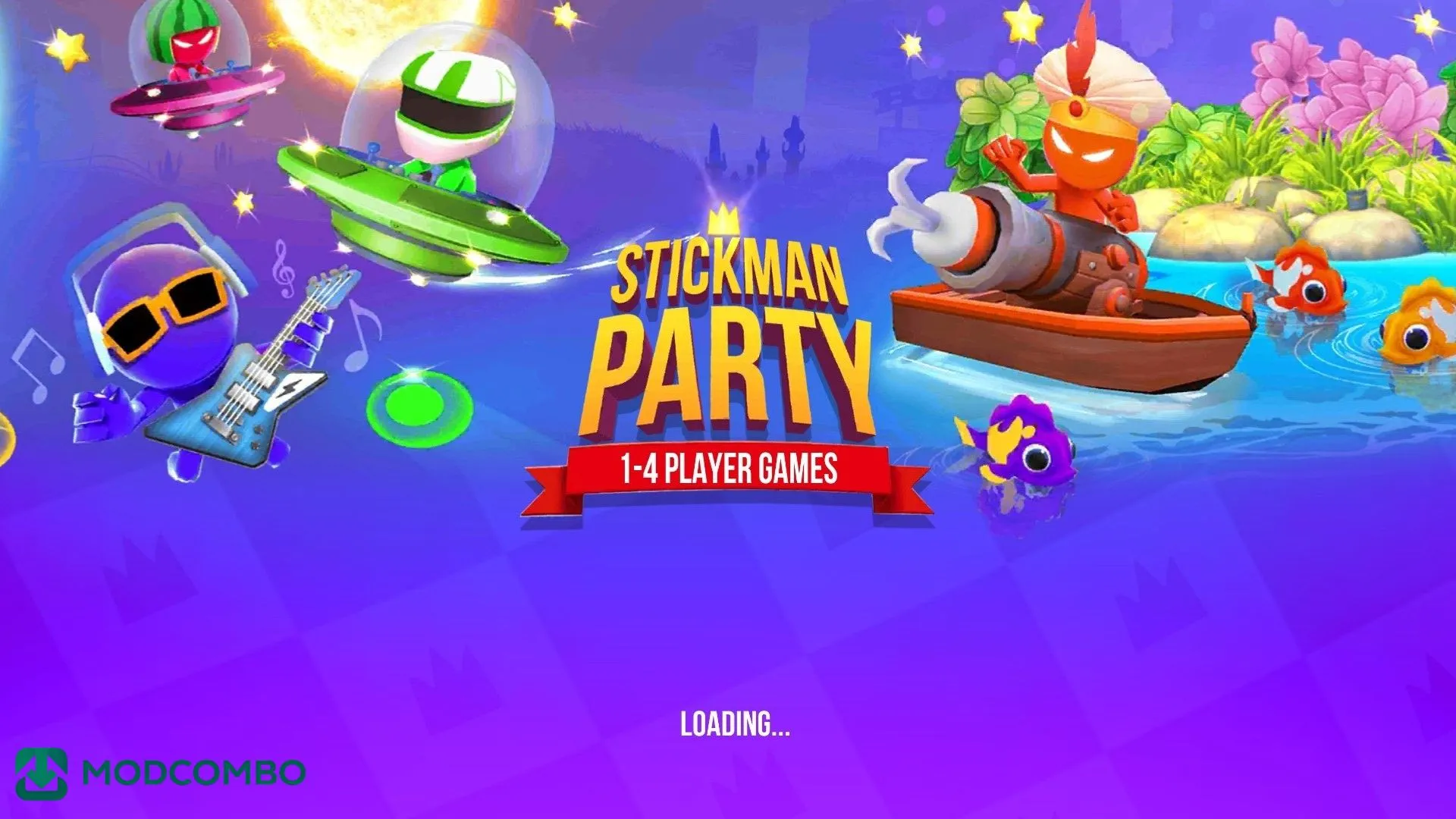 Download Stickman Party MOD APK v2.4.9.2 (Unlimited Coins) 1 Apa Itu Stickman Party MOD APK?