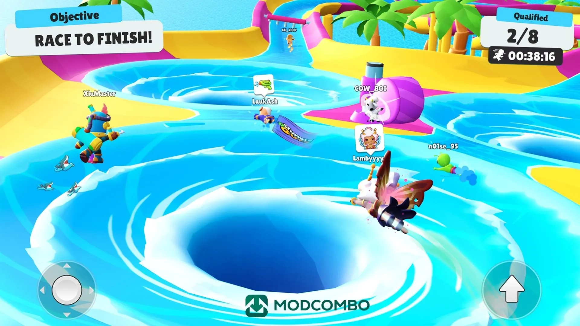 Unduh Stumble Guys Mod Combo v0.98 (Semua Terbuka & Koin Tak Terbatas) 2 Gameplay Sederhana tapi Adiktif