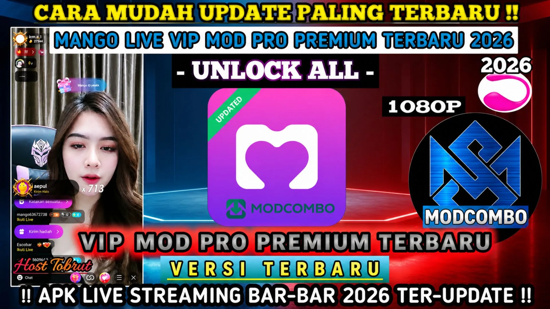 Unduh Mango Live MOD APK VIP Unlocked Streaming Terbaru v3.1.6 1 Mango Live MOD APK VIP Unlocked Streaming Terbaru