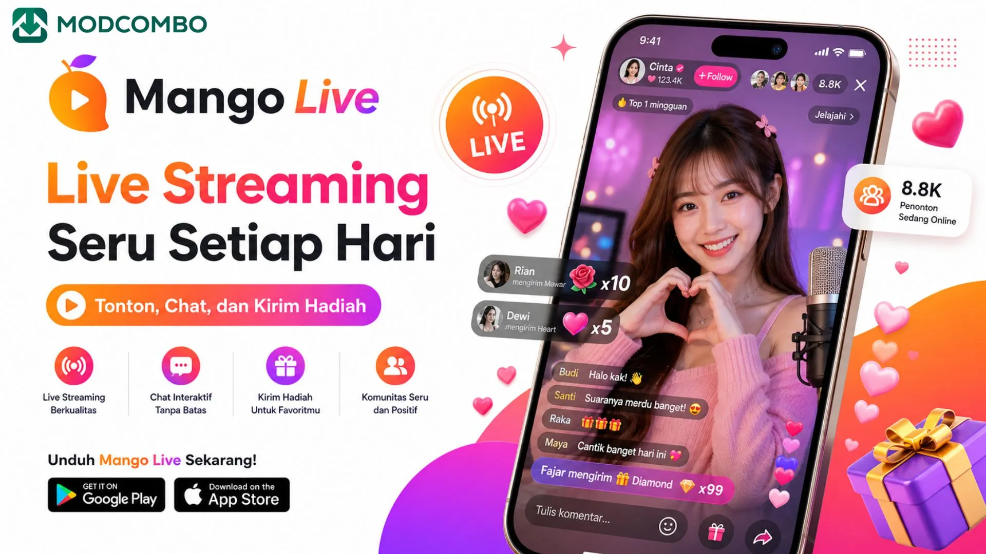 Unduh Mango Live MOD APK VIP Unlocked Streaming Terbaru v3.1.6 3 Kekurangan Mango Live MOD APK