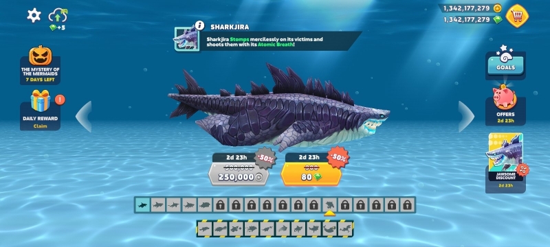 Unduh Hungry Shark Evolution MOD APK (Unlimited Coins, Gems) v14.1.0 3 hungry shark evolution mod apk