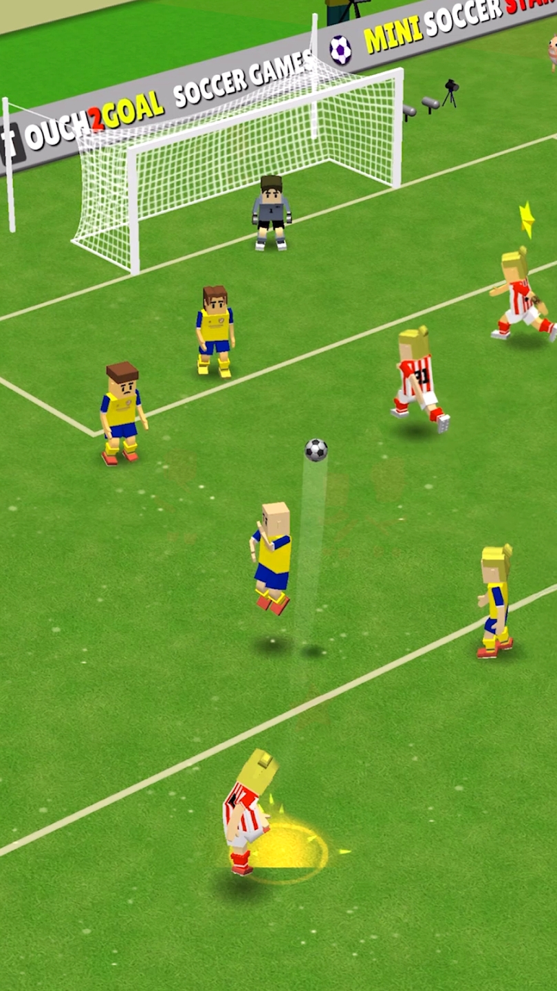 Download Mini Soccer Star MOD APK (Unlimited Money) untuk Android 3 Kustomisasi Pemain dan Perkembangan Karier